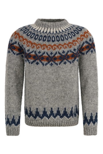 Islandpullover - Handgestrickt in Island - A = 65 cm, B = 55 cm, C = 46 cm