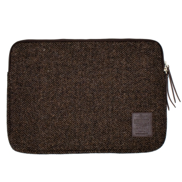 Schutzhülle für Tablet 15/16 - Island Tweed - Braun-Schwarz