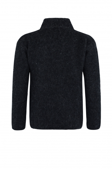 KIDKA 007 half-zip sweater with nordic symbol
