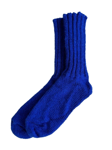 Wollsocken - blau