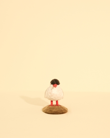 Isländische Vögel - Küstenseeschwalbe Holzfigur