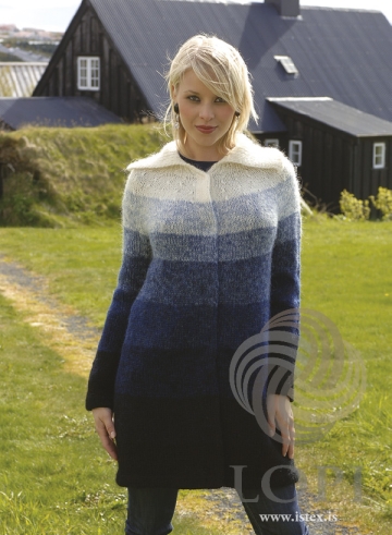 Strickmuster Damenstrickjacke Land - Lopi 27-03 - Englisch