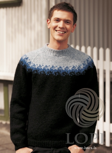 Strickmuster Männer Pullover Sátt - Lopi 29-13