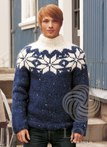 Strickmuster Islandpullover Stórstirni - Lopi 29-15