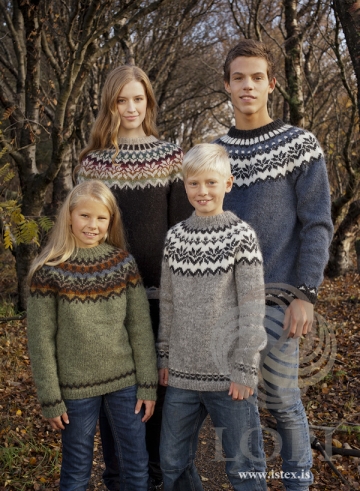 Kostenlose Strickanleitung Islandpullover Anniversary - Lopi 32-26 - Englisch