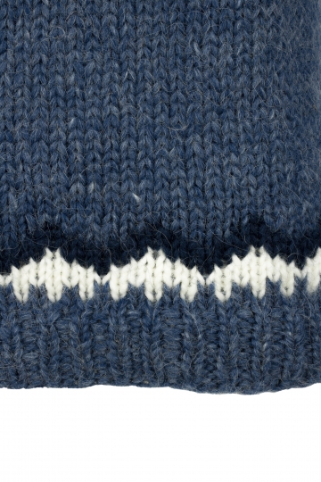 Damen Islandpullover - Handgestrickt in Island - blau