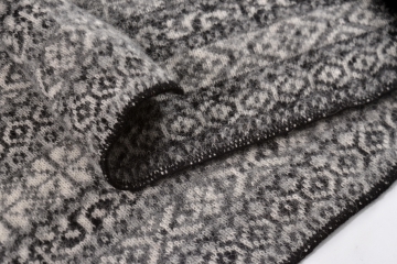 Icelandic Wool Blanket - Black