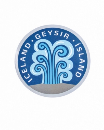 Aufkleber - Sticker - Geysir Island