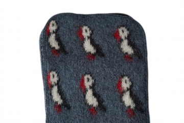 KIDKA wool scarf - puffin - blue - 200 cm