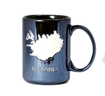 Becher - Iceland - Umriss von Island