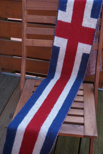 Iceland Fan Scarf Virgin Wool - 200 cm - KID-089