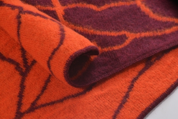 Varma Wool Blanket - Lavafields - orange