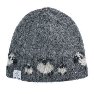 Woolly hat - sheep - grey