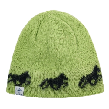 KIDKA 039 Woolen hat - Icelandic horse - green