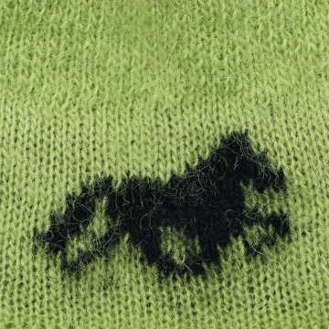 KIDKA 039 Woolen hat - Icelandic horse - green