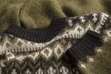 Icelandic Wool Jumper - Green