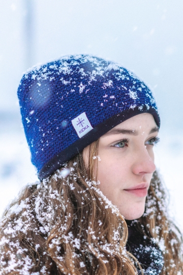 Icelandic wool hat with fleece - different colors