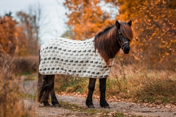 KIDKA 002 Icelandic Woolen Horse Cooler Rug Beige