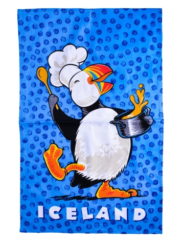 Geschirrtuch - Papageientaucher Koch - Iceland