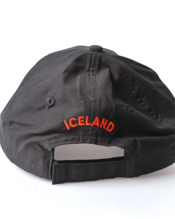 Island Basecap - Islandflagge - schwarz