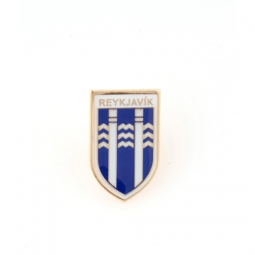 Anstecker - Pin - Stadtwappen von Reykjavik