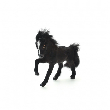 Islandpferd - schwarz - 12 cm
