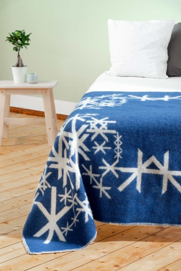 Nordic Woolblanket - Strength - navy blue