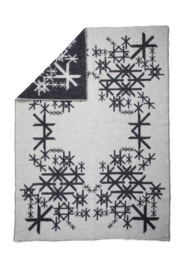 Kleine Wolldecke - Symbol Stärke - 90 cm x 130 cm