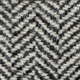 Flachmann 3 oz - Island Tweed - Schwarz-weiß