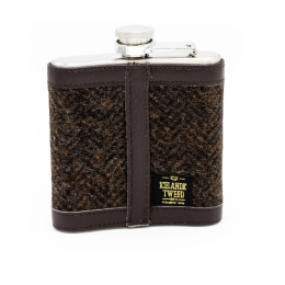 Flachmann 6 oz - Island Tweed - Braun