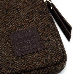 Schutzhülle für Tablet 13/14 - Island Tweed - Braun-Schwarz