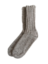 Wollsocken - beige