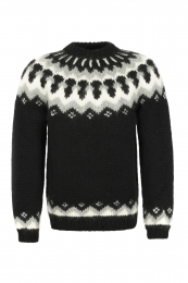 Icelandic Lopapeysa HSI-209 - hand-knit - black