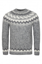 Handgestrickter Islandpullover - A = 74 cm, B = 50 cm, C = 50 cm