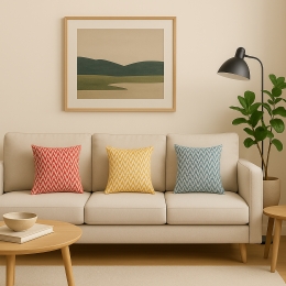 Kissenbezug - 100% Wolle - 45 x 45 cm