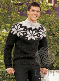 Strickmuster Islandpullover Stórstirni - Lopi 29-15