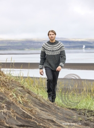 Strickanleitung Islandpullover - Strickmuster Alexander - Lopi 40-05