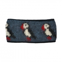 Icelandic Headband 094 - Puffin - blue