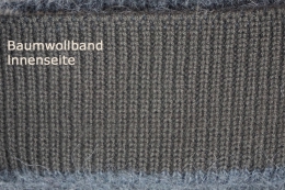 Isländische Strickmütze - Eisbärjunge - Blau