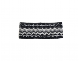 Icelandic headband - black-grey-white