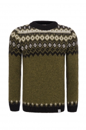 Icelandic Wool Jumper - Green