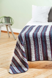 Icelandic Woolen Blanket KID-138 - multicolored