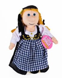 Isländische Puppe - Frau in Nationaltracht - 24 cm