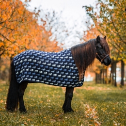 Sweat rug Icelandic horses - wool - Tölter blue