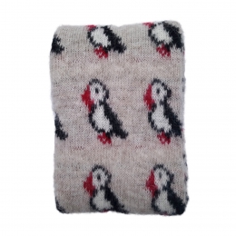 Small Blanket Puffin - Beige - 80 x 80 cm