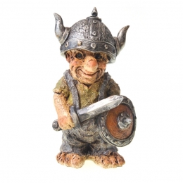 Wikinger Figur mit Schild und Schwert