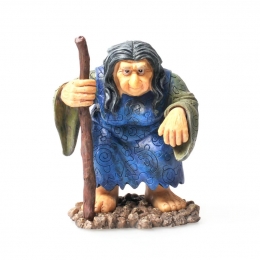 Troll-Frau mit Stock - Resin Figur