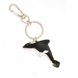 Schlüsselanhänger aus Holz - Killerwal