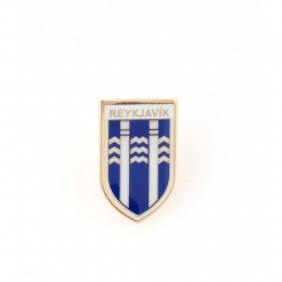 Anstecker - Pin - Stadtwappen von Reykjavik