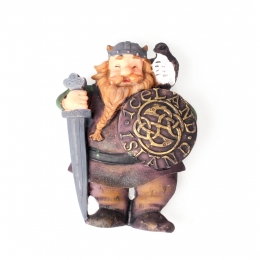 Magnet - Wikinger Figur mit Falken